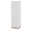 D60ZL(60 cm) levá, vysoká skříňka pro vestavnou lednici kuchyňské linky Aspen - bílá