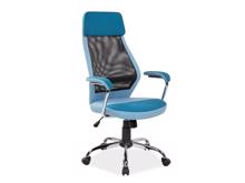 Fotogalerie Kancelářská židle Q-336 Modro-černá