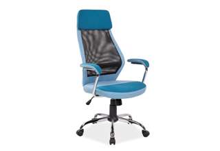 Kancelářská židle Q-336 Modro-černá