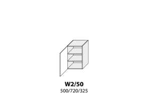 W2/ 50 (50 cm), kuchyňské linky Platinum