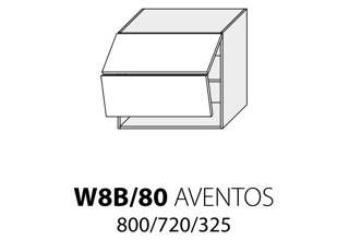 W8B/ 80 AVENTOS ( 80 cm), kuchyňská linka Quantum