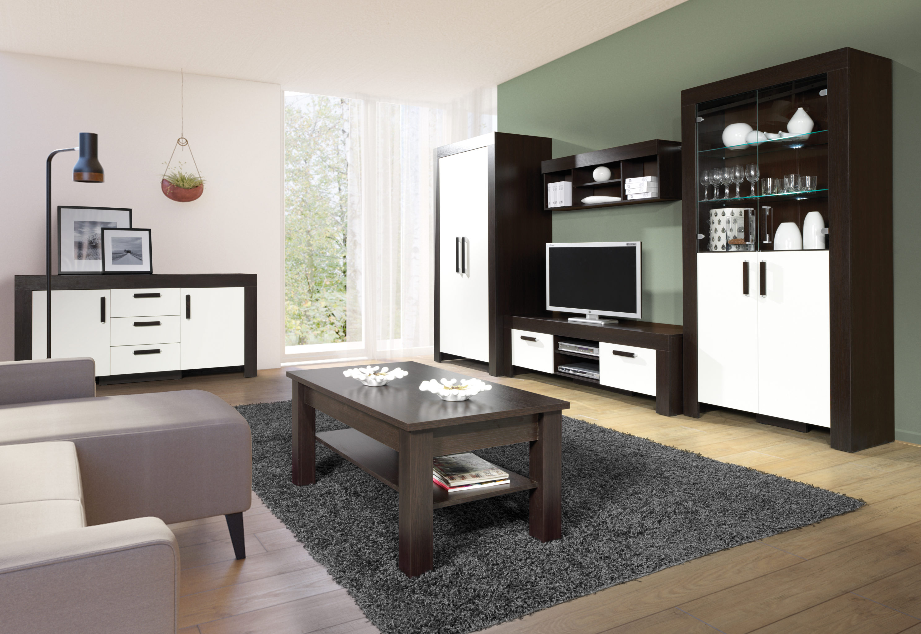 Obývací pokoj-Cezar milano/cream 3 | CENTRUM NÁBYTKU MAXI ORION, s.r.o.