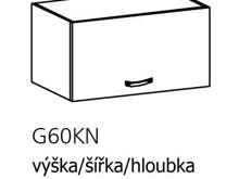 Fotogalerie G60KN (60 cm), horní výklopná skříňka kuchyňské linky Linea