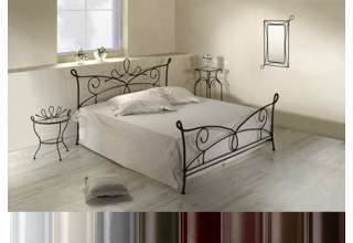 Kovaná postel Siracusa  - výběr barev