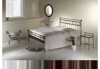 Kovaná postel Romantic  - výběr barev