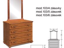 Fotogalerie 103/ 5 Avis Komoda Elit 5 zásuvek