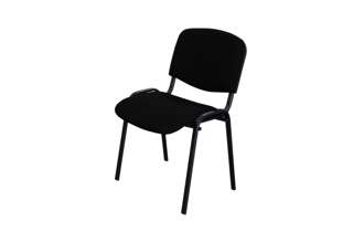 Přístavná židle ECO 12 - potah Cagliari 11 (černá)