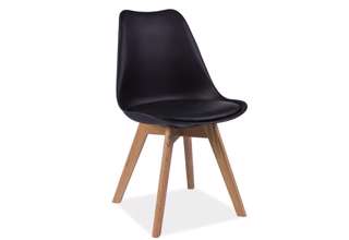 Jídelní židle Kris - dub/černá