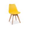 Jídelní židle Kris - dub/žlutá