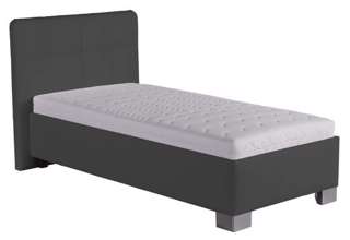 Válenda Kelly 90x200 bez matrace - potah Loft Grey (koženka)