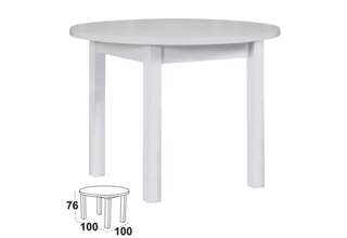 Jídelní stůl Poli 3 - bílý