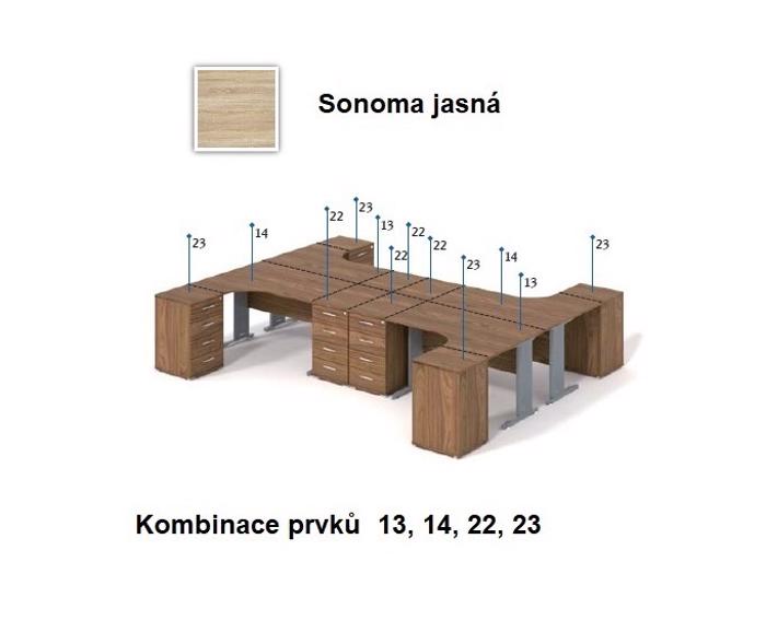 Fotogalerie Kontejner se zámkem Opti 23 - Sonoma jasná