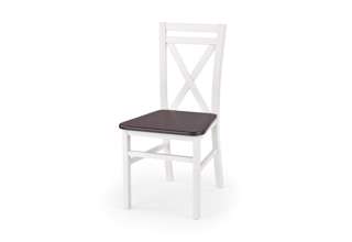 Jídelní židle Dariusz 2 - bílá/temný ořech