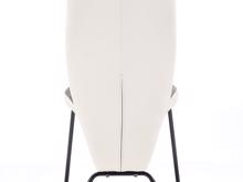 Fotogalerie Luxusní jídelní židle K300 - bílá / popel