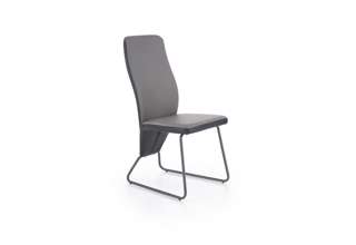 Luxusní jídelní židle K300 - černá / popel