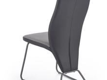 Fotogalerie Luxusní jídelní židle K300 - černá / popel