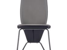 Fotogalerie Luxusní jídelní židle K300 - černá / popel