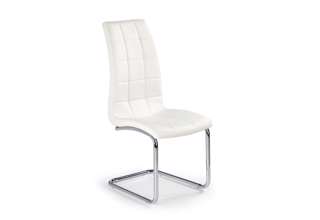 Kovová jídelní židle K147 - bílá