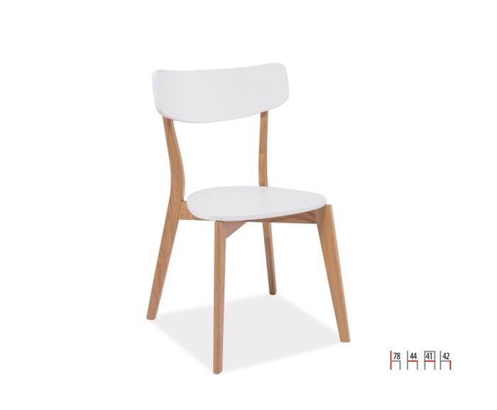 Fotogalerie Bílý jídelní set pro 4 osoby Mosso 120 x 75