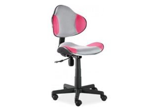 Dětská židle Q-G2 - růžová/šedá