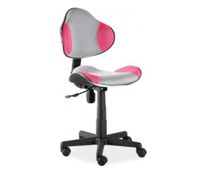 Fotogalerie Dětská židle Q-G2 - růžová/šedá