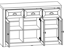 Fotogalerie Komoda K3SP Provence