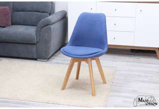 Jídelní židle Dior - dub/modrá