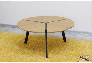 Konferenční stolek Luana - černá/dub zlatý