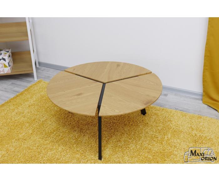 Fotogalerie Konferenční stolek Luana - černá/dub zlatý