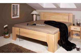 Manželská postel  OLYMPIA 2, masiv buk 180x200
