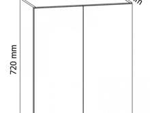 Fotogalerie G60 (60 cm), horní skříňka kuchyňské linky Aspen - bílá