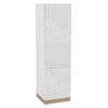 D60ZL(60 cm) pravá, vysoká skříňka pro vestavnou lednici kuchyňské linky Aspen - bílá