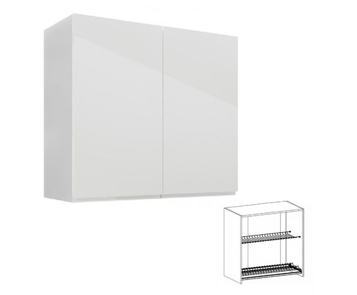 Fotogalerie G80C (80 cm), horní skříňka kuchyňské linky Aspen - bílá