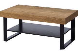 Konferenční stolek Monuriki 41 - dub Medový/černý Mat