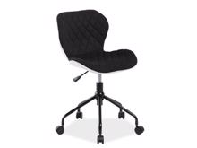 Fotogalerie Kancelářská židle Rino - černá/bílá