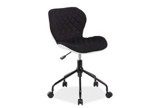 Kancelářská židle Rino - černá/bílá