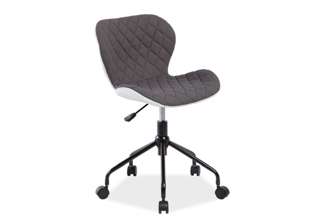 Kancelářská židle Rino - šedá/bílá