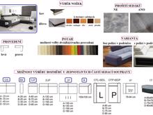 Fotogalerie Sedací souprava Metrix IV - výběr potahů
