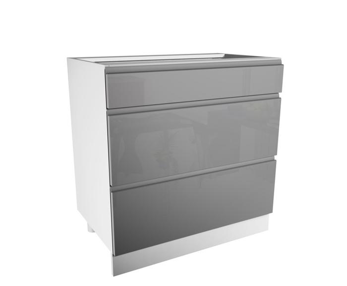 Fotogalerie D60S3 ( 60 cm), spodní skříňka šuplíková kuchyňské linky Aspen - šedá