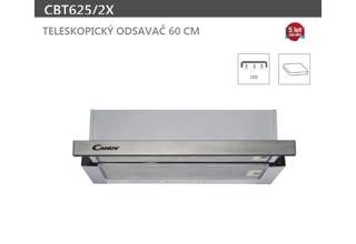 Teleskopický odsavač CANDY CBT625/2X, 5 let záruka