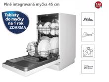 Fotogalerie Plně integrovaná myčka 45 cm CANDY CDI 211047, 5 let záruka