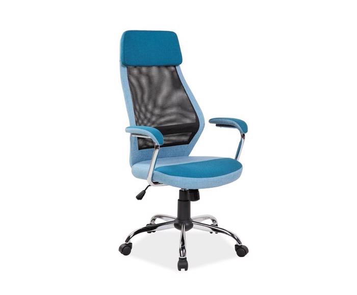 Fotogalerie Kancelářská židle Q-336 Modro-černé