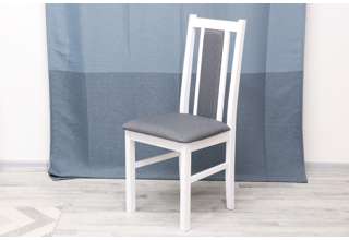 Jídelní židle Bos 14 - bílá / látka 20b