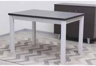 Rozkládací jídelní stůl Max 5 - bílá/grafit