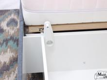 Fotogalerie Manželská postel Venus 160x200 s matracemi Nelly plus šedá