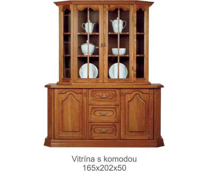 Fotogalerie Vitrína s komodou I-01