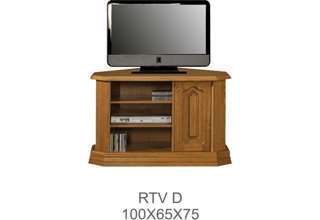 Rohový televizní stolek RTV D I-18