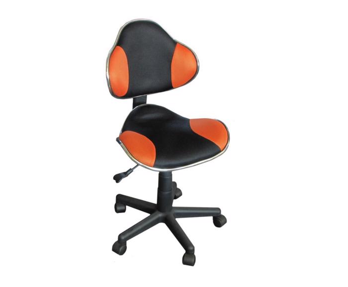 Fotogalerie Dětská židle Q-G2 oranžová/černá