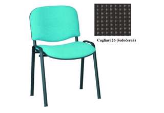 Přístavná židle ECO 12, Cagliari 26 (šedočerná)