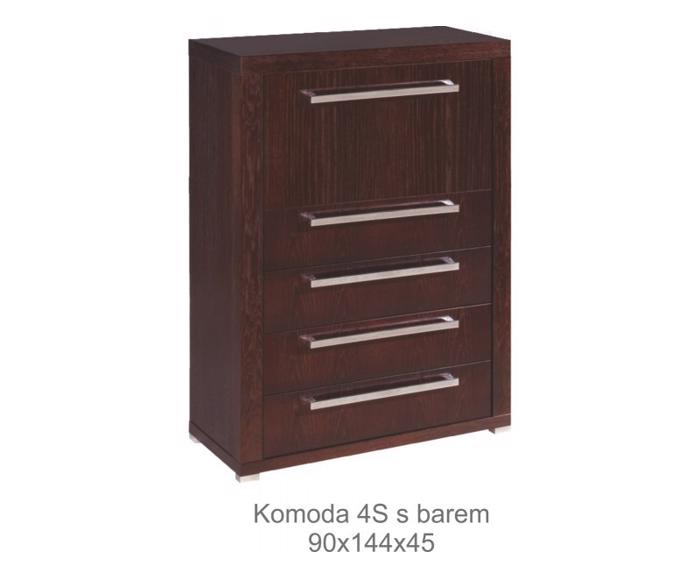 Fotogalerie Komoda 4S s barem REMI